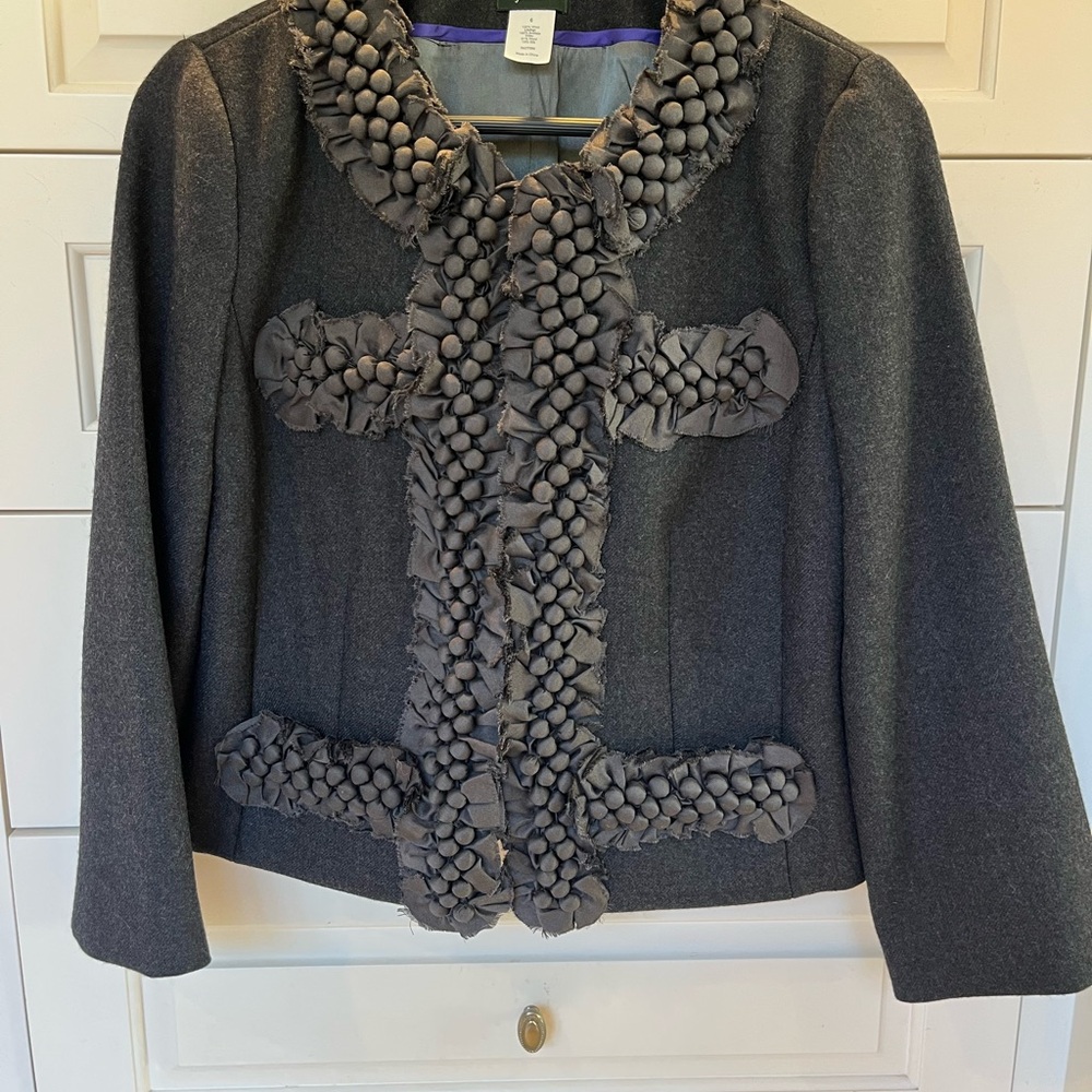 Elegant Gray Women's Jacket